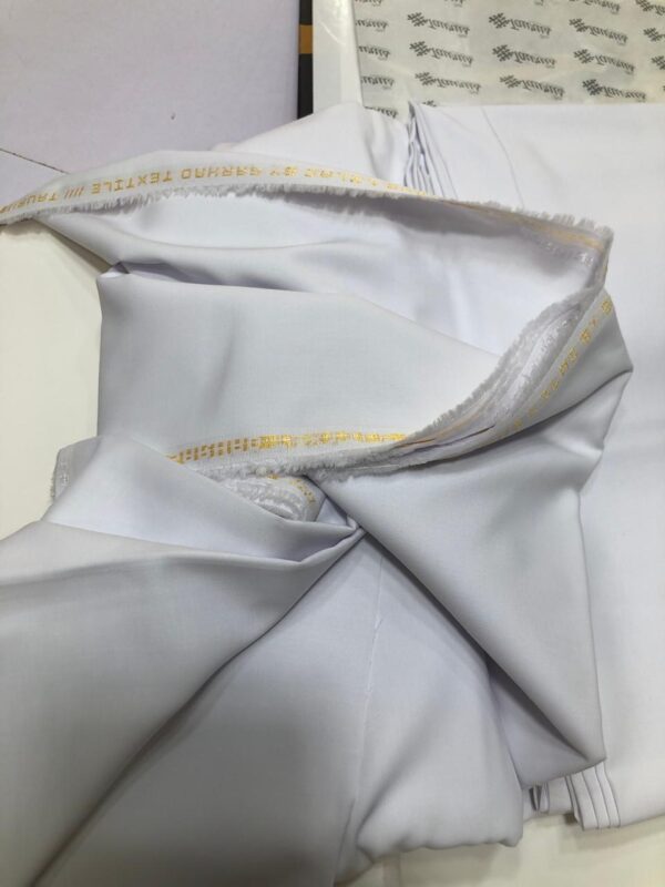 Elite Wrinkle-Free Fabric – White & Black Collection ✨ - Image 3